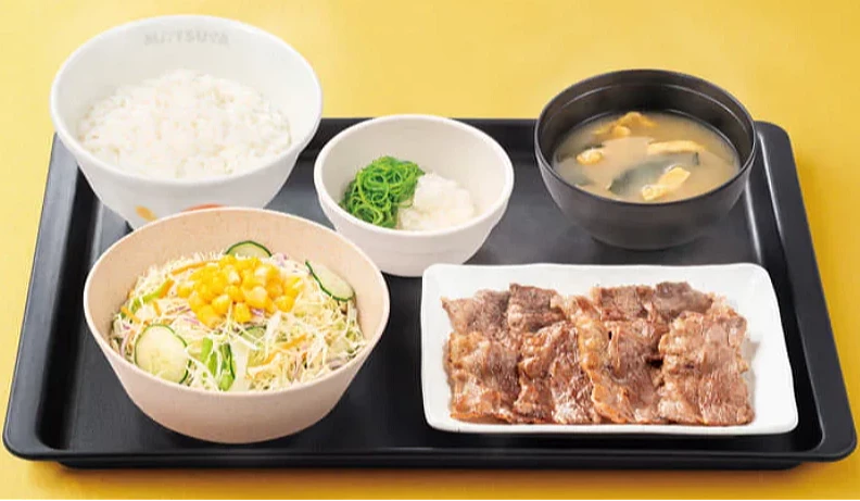 松屋牛燒肉定食